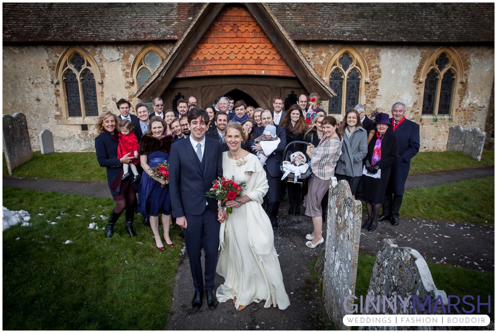 Rebecca and Toms Intimate Wedding, Frensham, Surrey
