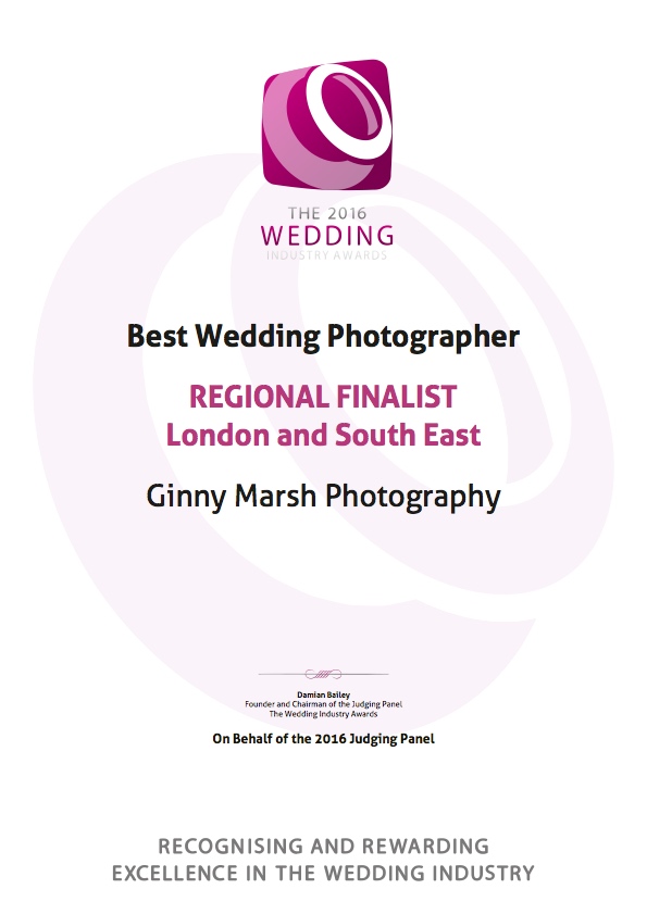 ginny marsh award winning wedding photography regional finalist london and south east
