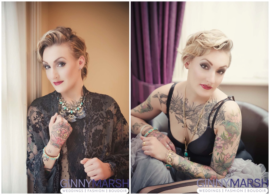 Modern & Vintage boudoir photographer surrey