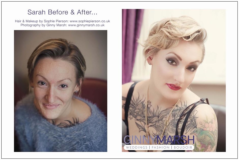 Boudoir before & after | Boudoir photographer Surrey