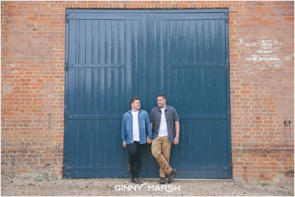 Bury Court Barn same-sex pre-wedding shoot 