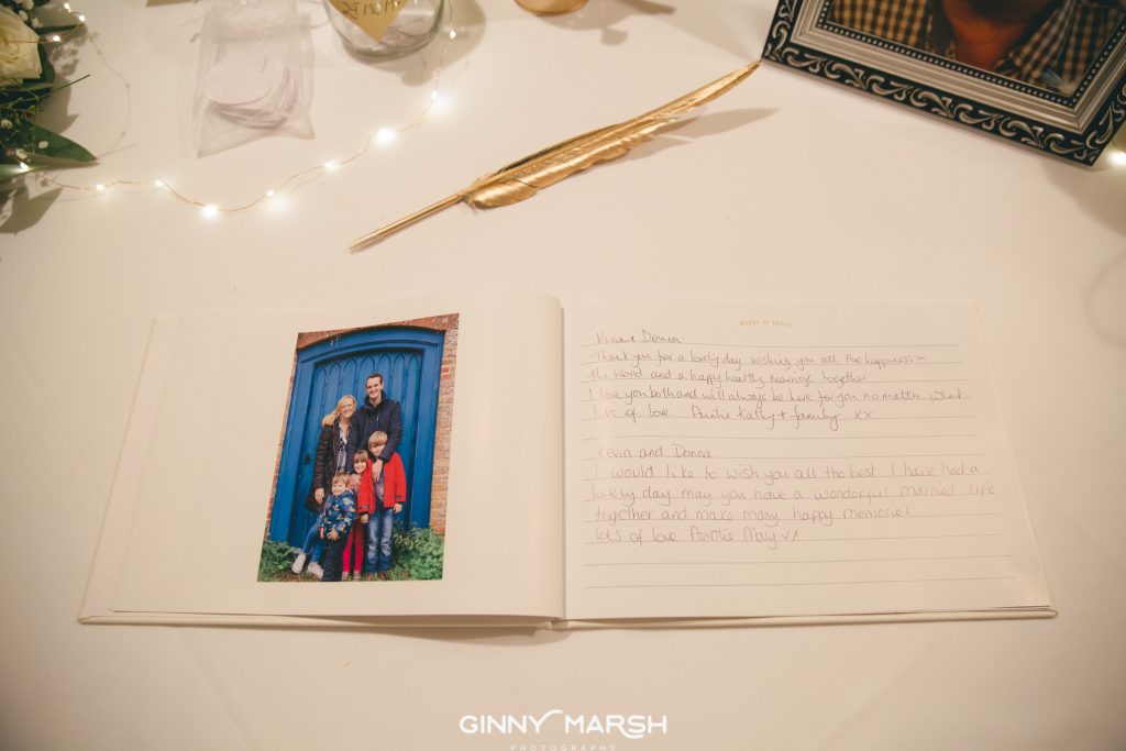 Ginny Marsh Photography signing book
