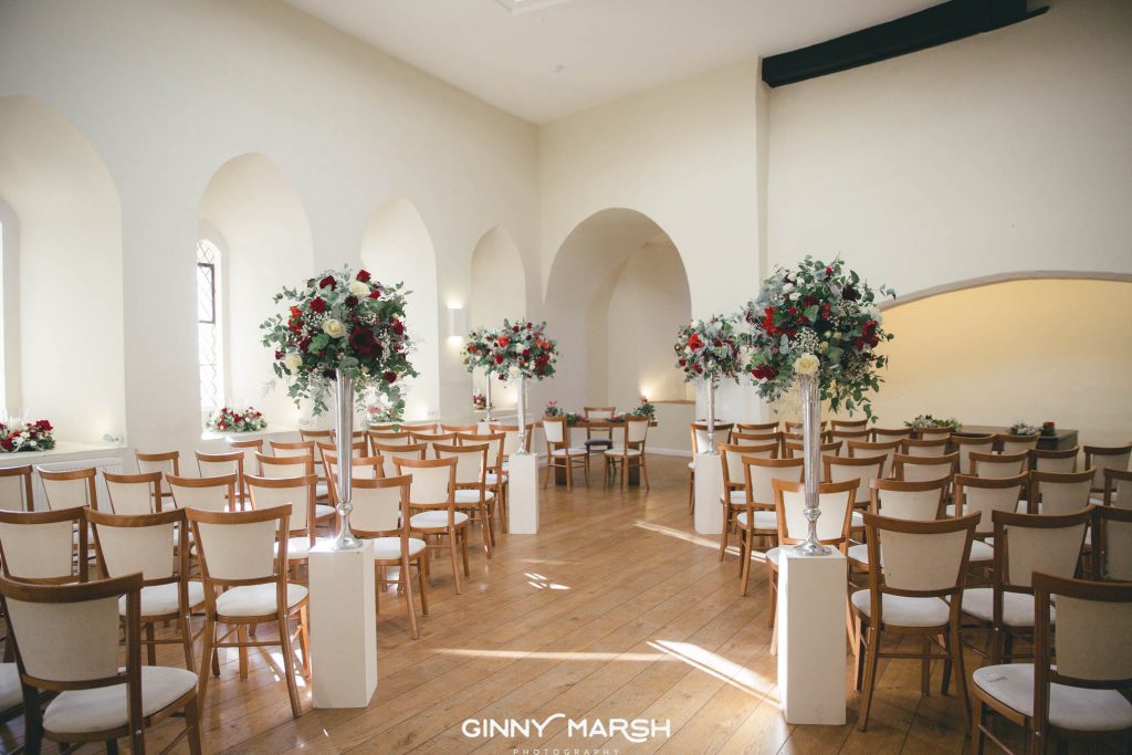 Farnham Castle Christmas Wedding