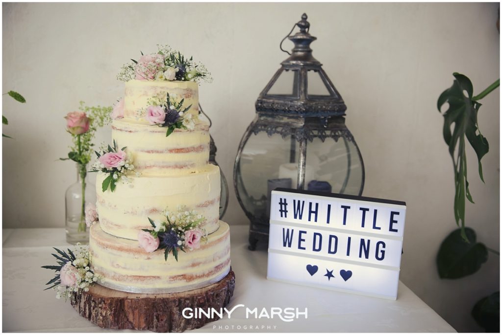 Naked cake | Ginny Marsh Photography