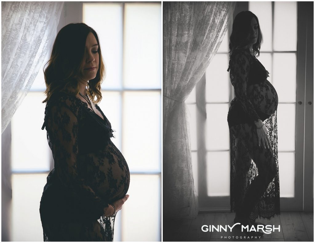 pregnancy boudoir photoshoot | Ginny Marsh Photography