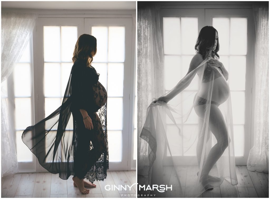 pregnancy boudoir photoshoot | Ginny Marsh Photography