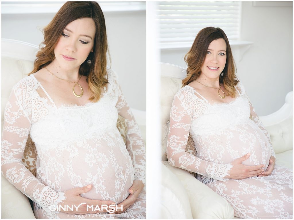 pregnancy boudoir photoshoot | Ginny Marsh Photography