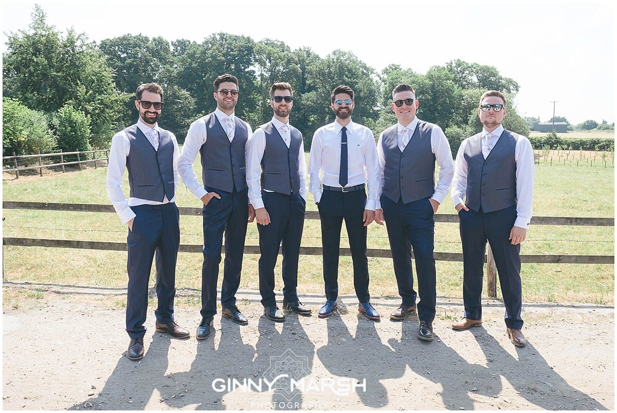 Groomes Summer wedding photography | Ginny Marsh Photography