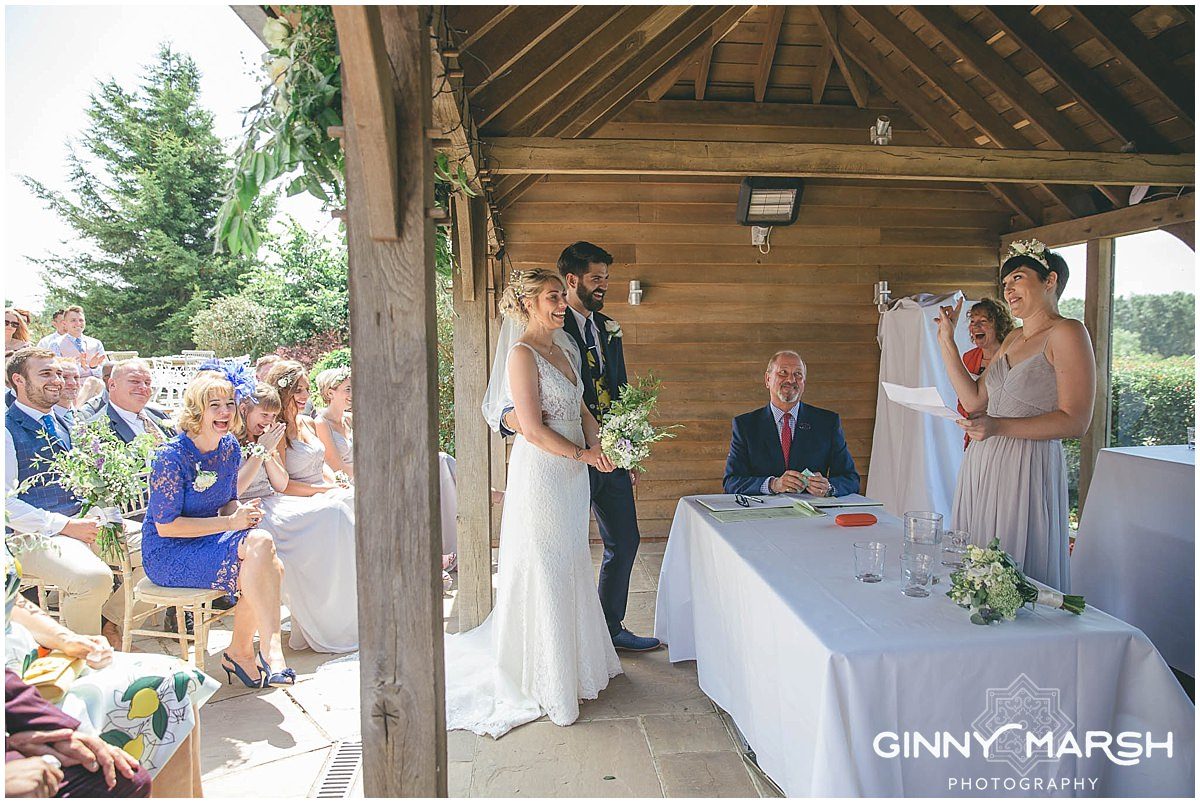 Boho Summer wedding photography | Groomes wedding venue Surrey