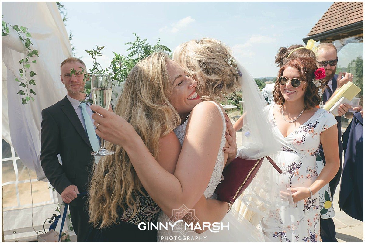 Boho Summer wedding photography | Groomes wedding venue Surrey