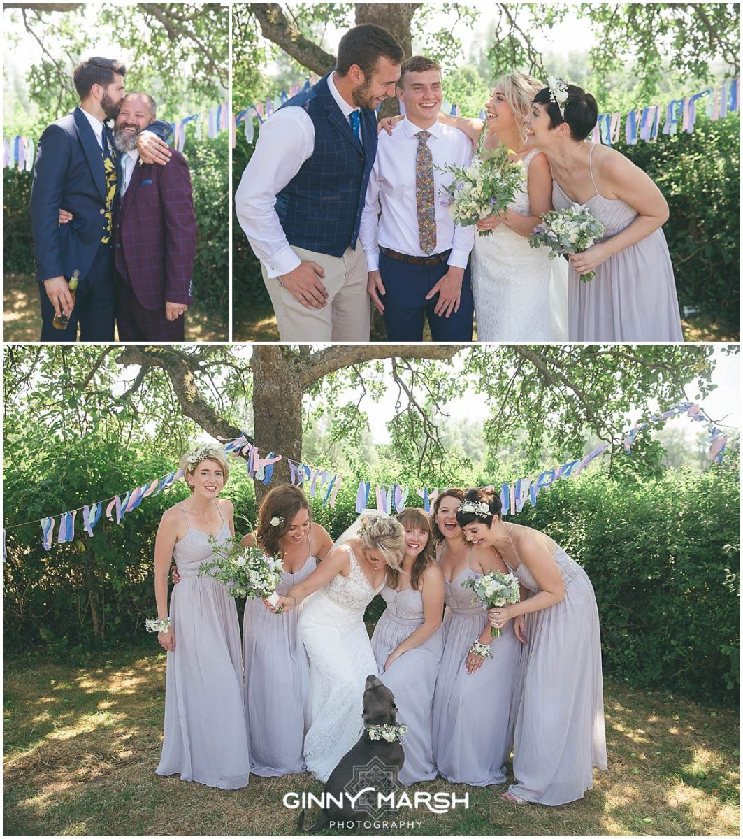 Boho Summer wedding photography | Groomes wedding venue Surrey