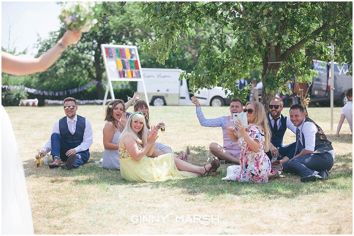 Boho Summer wedding photography | Groomes wedding venue Surrey