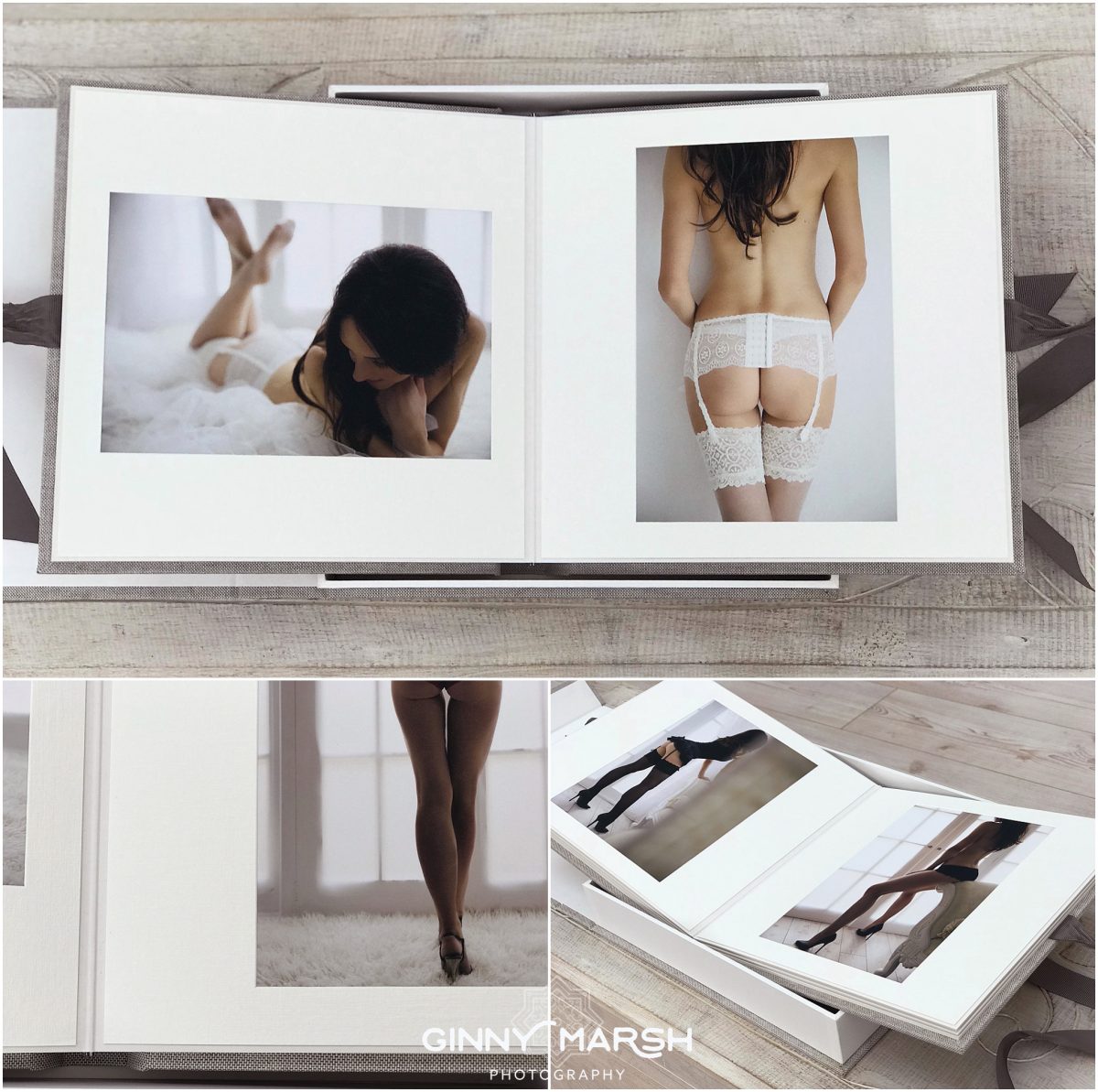 Jorgensen Fine Art Boudoir Album from Ginny Marsh Photography