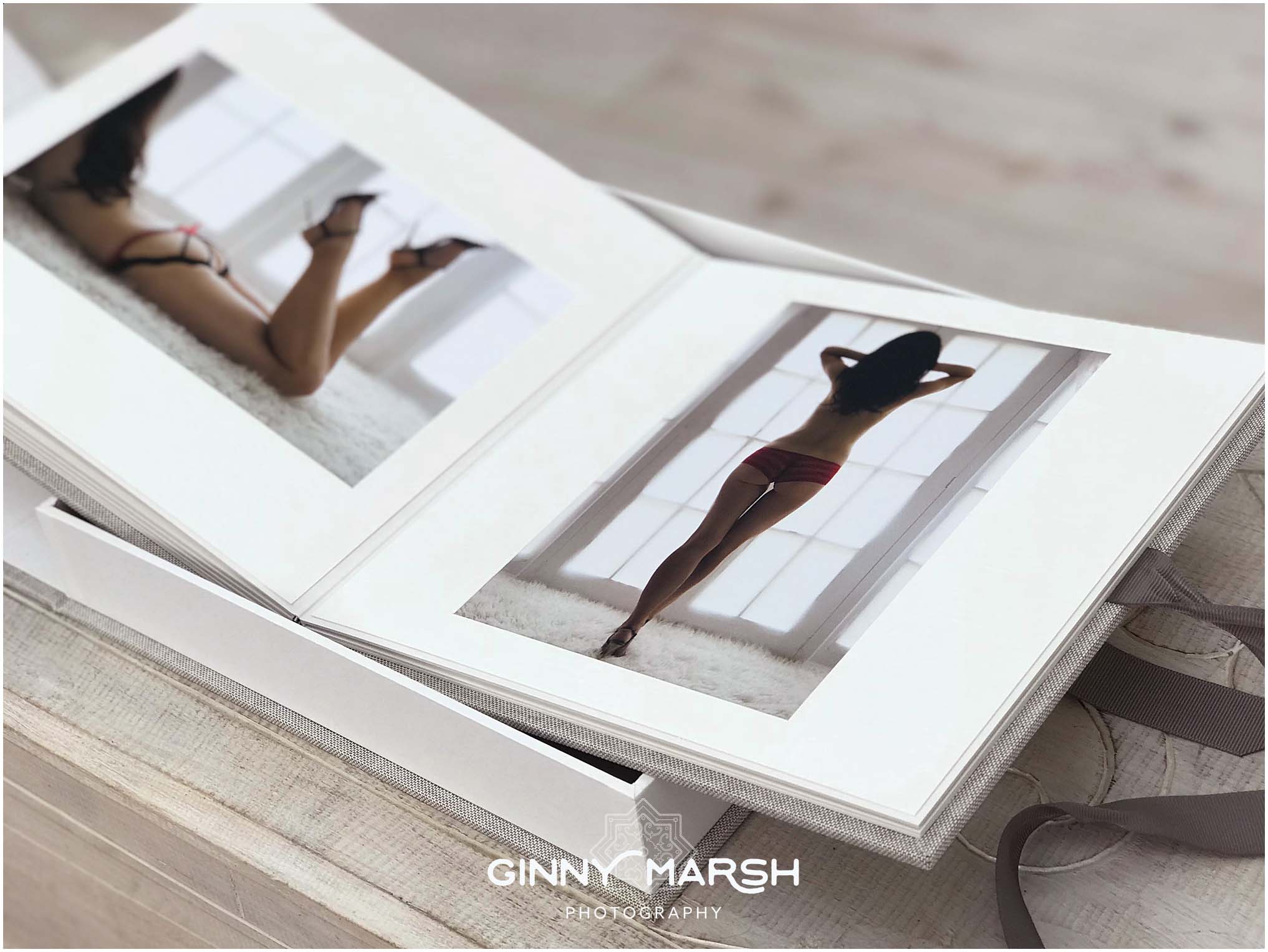 Jorgensen Fine Art Boudoir Album from Ginny Marsh Photography