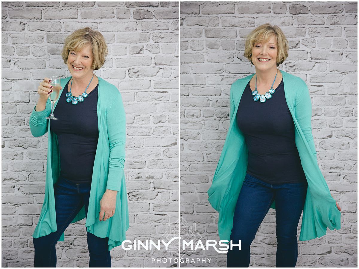Jenny T's Makeover portrait shoot | Ginny Marsh Photography