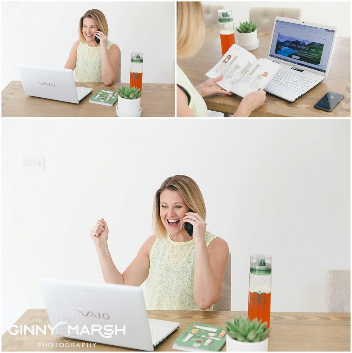 A Personal Branding Shoot for Charlotte: An Arbonne Consultant & Mortgage Advisor.