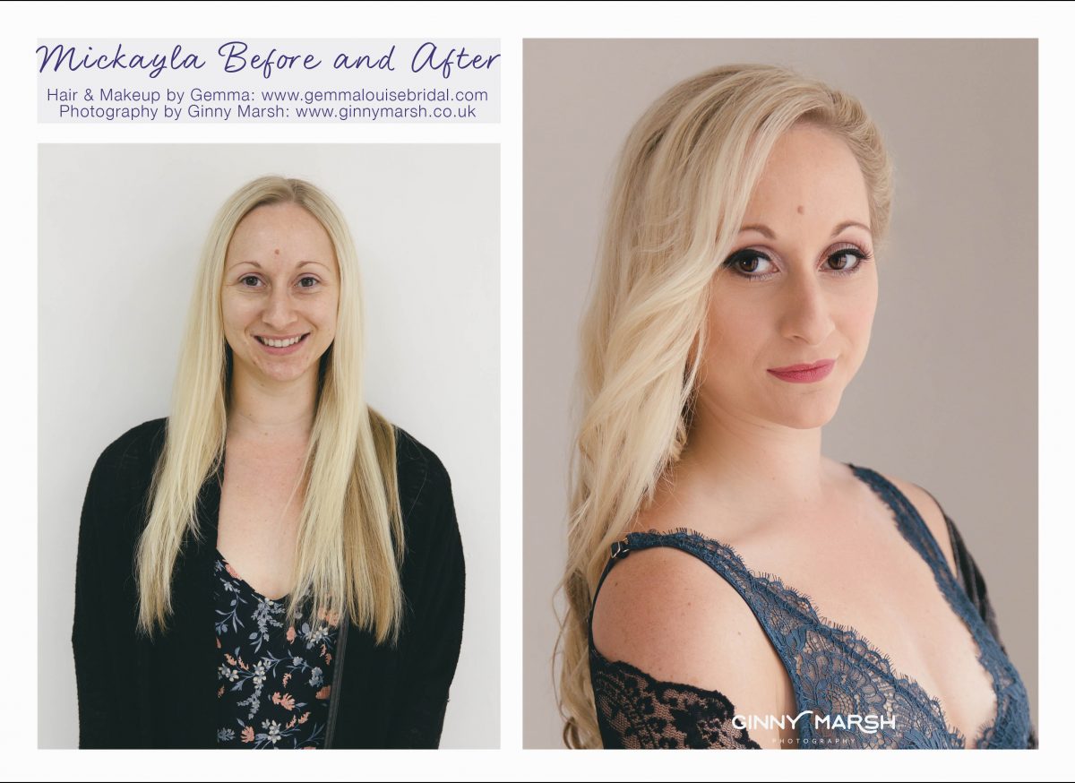 Mickayla before & after makeover transformation | Ginny Marsh Photography