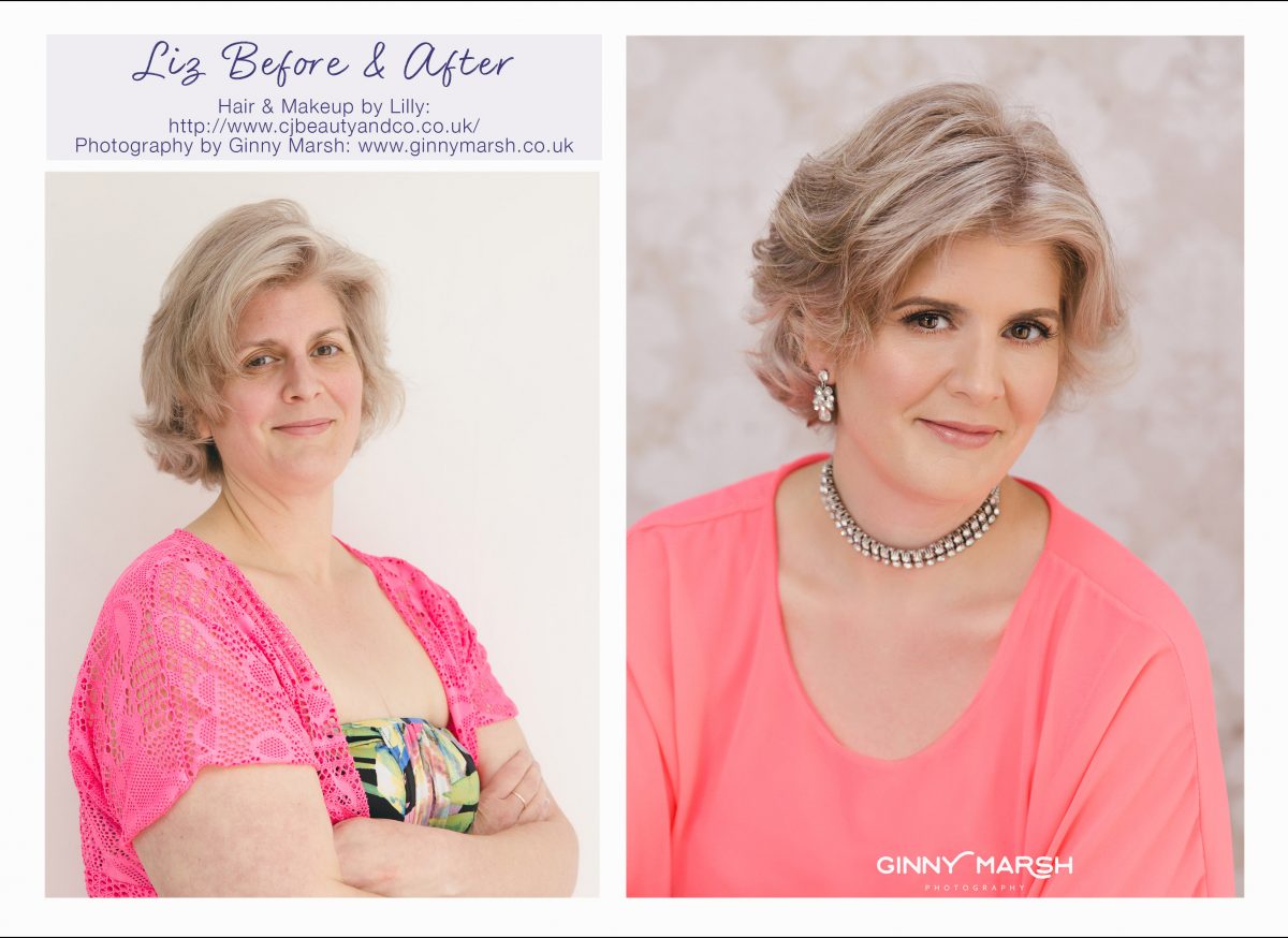 Liz before & after makeover | Ginny Marsh Photography