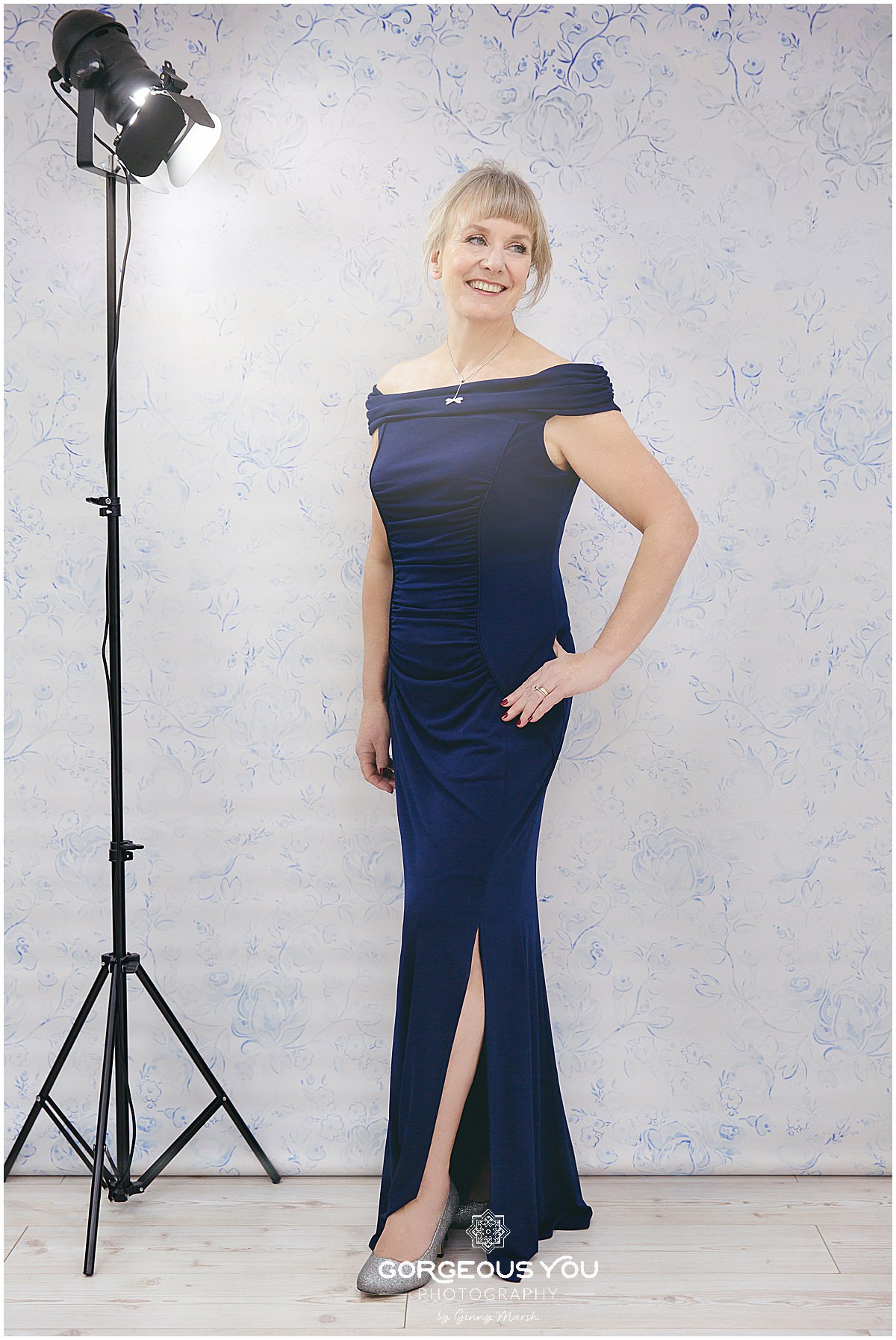 Linda's 60th birthday photoshoot - evening dress | Gorgeous You Photography