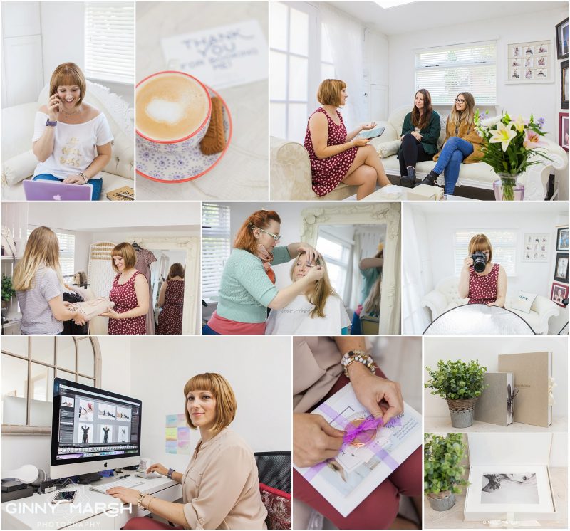 Gorgeous You Photography branding - shoot process behind the scenes