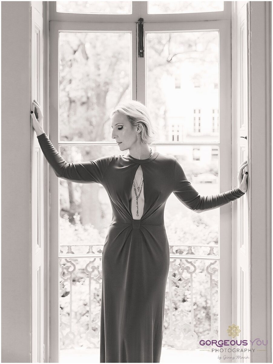 Portobello Hotel London black & white | Boudoir photography | Gorgeous You Photography