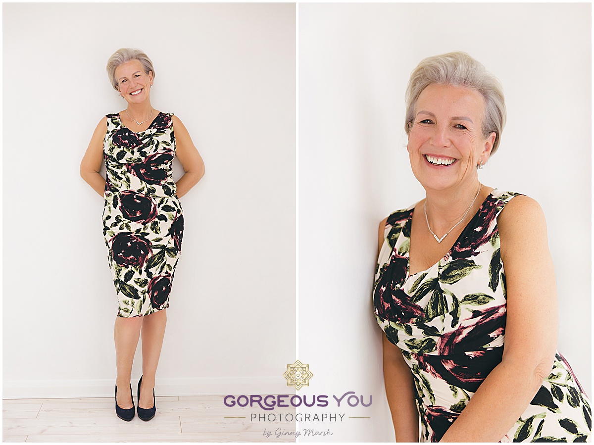 Jan's empowering photoshoot | Floral pencil dress | Gorgeous You Photography